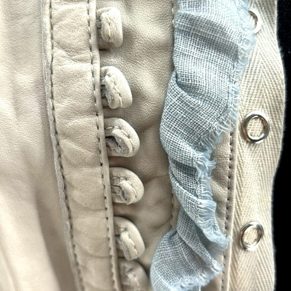 UEC Vintage Roncarati leather blazer size 40/ 4 - Picture 13 of 16